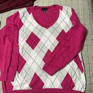 Tommy Hilfiger xxl v neck cotton sweater
